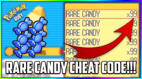 Pokemon Ruby Rare Candy Cheat .